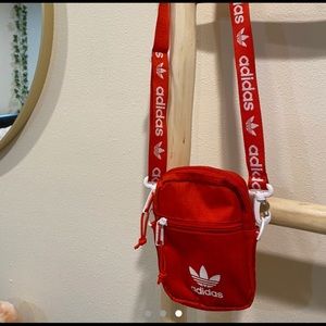 Red Adidas Satchel Fanny Pack